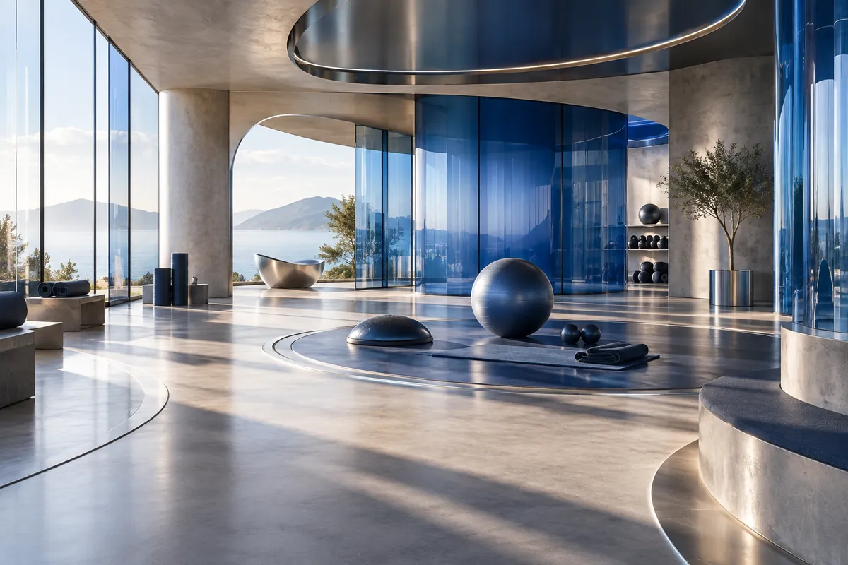 Form Studio — An energetic direction for an imagined fitness studio.